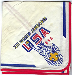 1971 World Jamboree USA Contingent Neckerchief