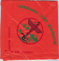 Camp Pahaquarra Scout Reservation Neckerchief Orange