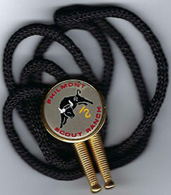 Philmont Jumping Bull Bolo Black Used