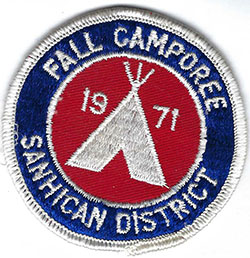 Sanhican District Fall Camporee 1971