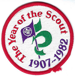 Scouts of Great Britain The Year of the Scout 75th anniversary 1982