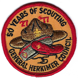 Gereral Herkimer Council 50th Anniversary 1927 - 1977 Gauze
