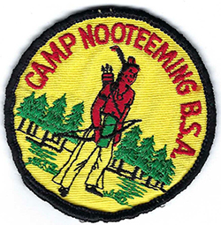 Nooteeming Scout Camp Pocket Black Yellow Gauze Used