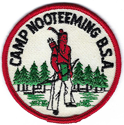 Nooteeming Scout Camp Pocket Red White Gauze