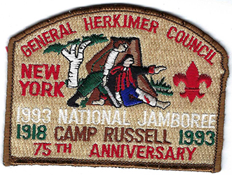 Russell Camp 1993 75th Anniversary General Herkimer Council Gauze