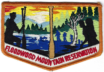 Floodwood Mountain Reservation Flap Fully Embroidered