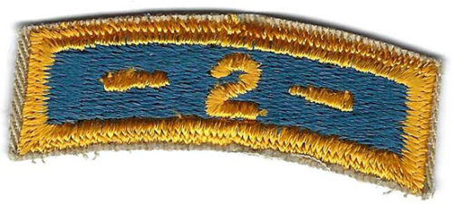 2 Gold on Blue Rocker