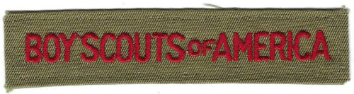 Boy Scouts Of Aamerica Program Strip Fine Khaki 1980 - 2009 Used