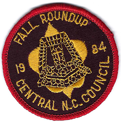 Central North Carolina Council Fall Roundup 1984