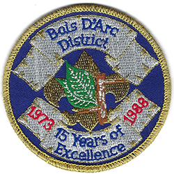 Circle Ten Council Bois d'Arc District 15 year Anniversary Plastic