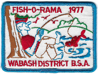 Crossroads of America Council Wabash District Fishorama1977 Plastic