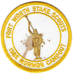 Fort Worth Stake Scouts Mormon Campout 1985 Used