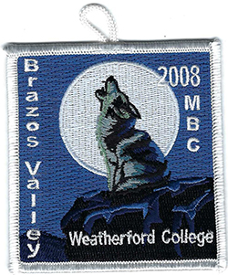 Longhorn Council Brazos Valley Merit Badge College 2008 Plastic