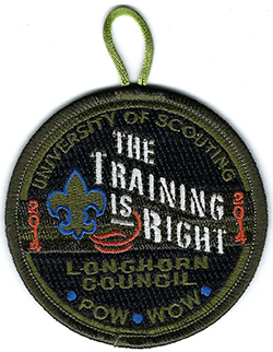 Longhorn Council University of Scouting Pow Wow 2014 Plastic