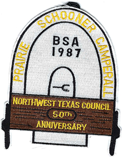 Northwest Texas Council Jacket Prairie Schooner Camperall 1987 Cloth