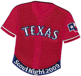 Texas Rangers Scout Night 2009 Plastic